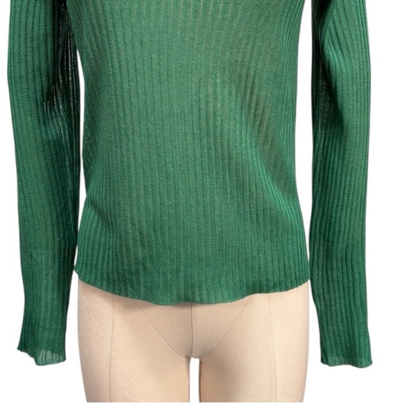 Veronica Beard Emerald Ribbed Sweater - Picture 8 of 9
